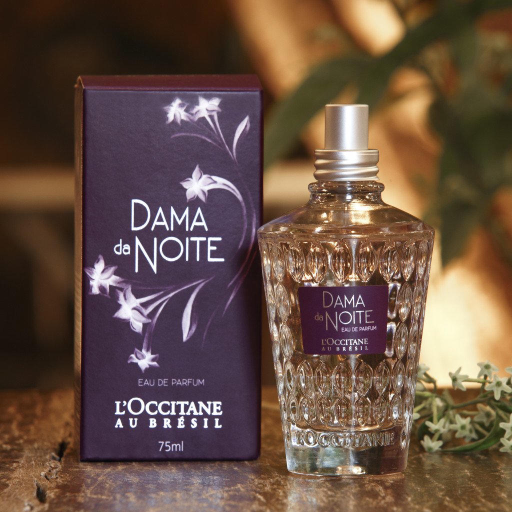Dama da noite lançamento l'occitane perfume chris castro 1